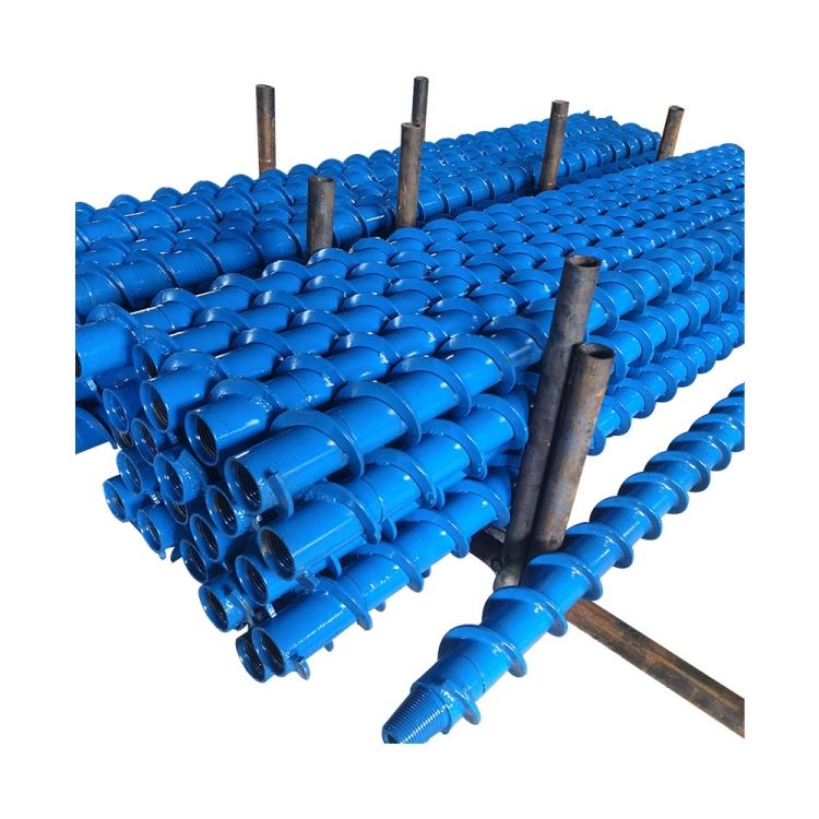 Blue espiral Auger Drill Rod