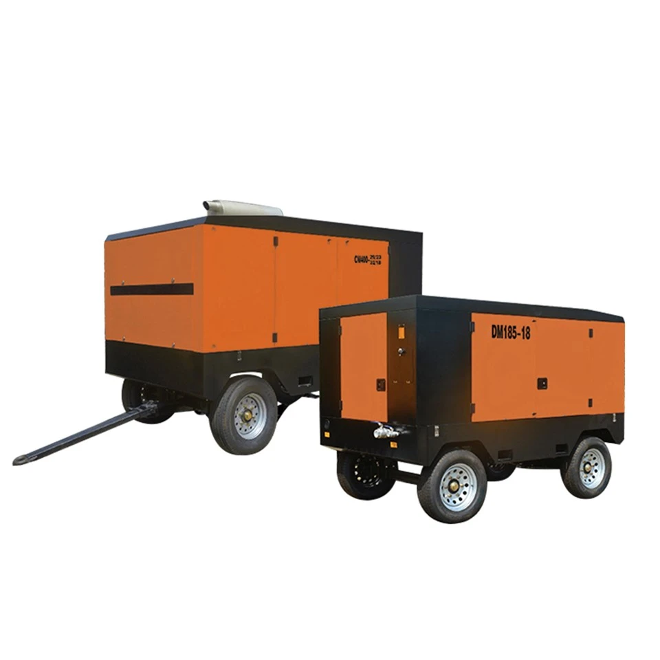 Elektrik sèl etap mobil vis lè COMPRESSOR 8-17 ba