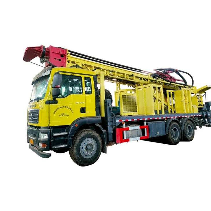 Konplètman idwolik Rotary kamyon te monte dlo byen Forage Rig