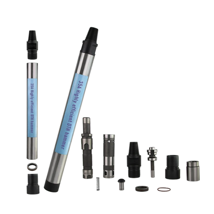 High-presyon DTH Hammer DHD Seri Pou Drill Rock