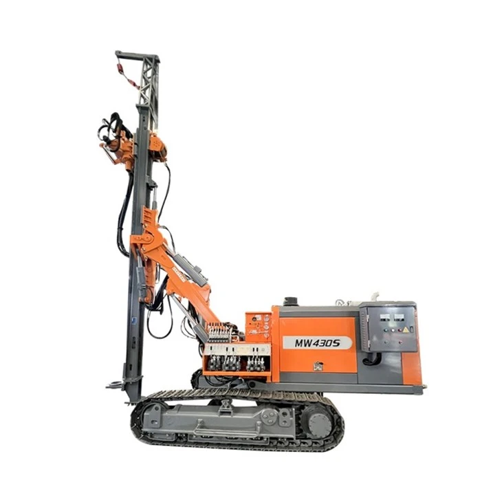 Split Diesel-elektrik Doub-pouvwa Anchor Forage Rig