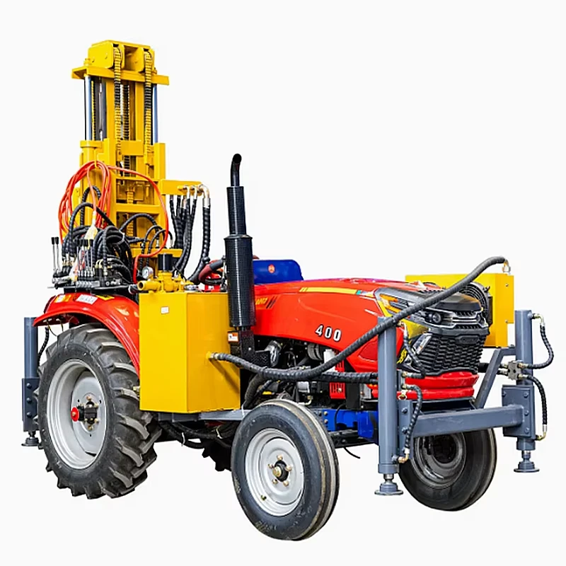 Traktè te monte chanm konpwesyon lè Dlo byen Forage Rig